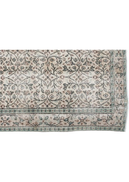 Bej Çerçeveli Yün Modern Desenli Yün Hav Toz Vermez Leke Tutmayan Salon Yolluk Mutfak El Dokuma Halı indirimleri