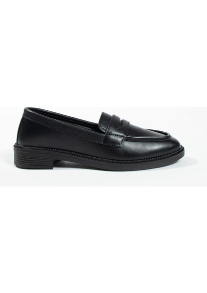 Kadın Loafer Günlük Klasik Casual Makosen Fonle Siyah modelleri