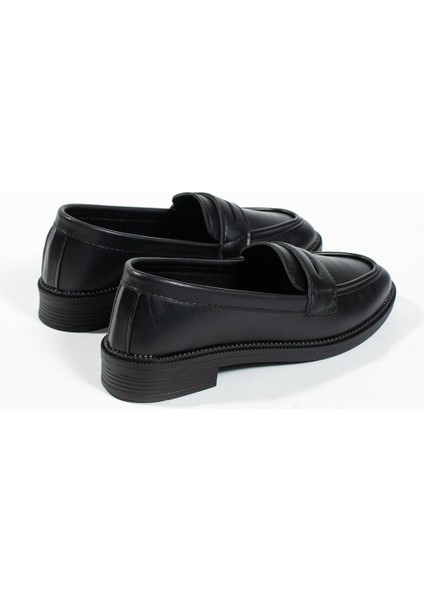 Kadın Loafer Günlük Klasik Casual Makosen Fonle Siyah fırsatları