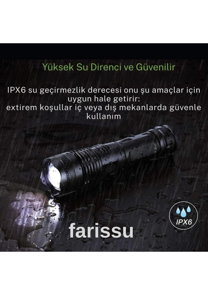 Süper Parlak ve Suya Dayanıklı Small Sun SM-771 El Feneri - 700 Metre Menzil fiyatları