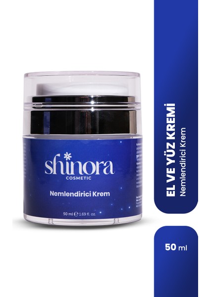 Nemlendirici El ve Yüz Kremi 50 ml