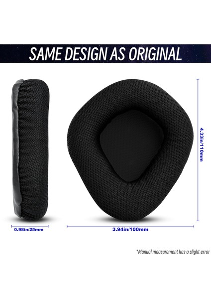 Corsair Void Pro, Pro Rgb,rgb Se, Void Elite, Void Elite Rgb Kablolu/kablosuz Kulaklık Pedi Süngeri Siyah Mesh Kumaşl Yedek Kulak Pedleri, Hafıza Köpüğü Kulaklık Yastığı Minderleri indirimleri