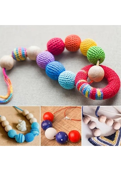 Ham Boncuk, Emzik Zinciri Ahşap Boncuk, Kuş Süsü Boncuk, Kolye, Bileklik Yapımı 6mm (50GR-750ADT) fiyatları