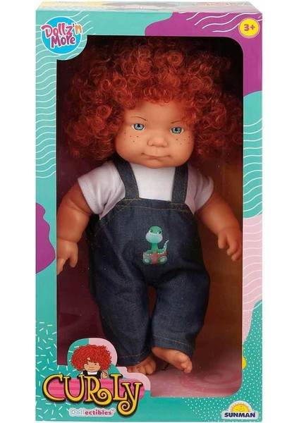 30151 Sunman, Curly Kıvırcık Saçlı Bebek 35 cm