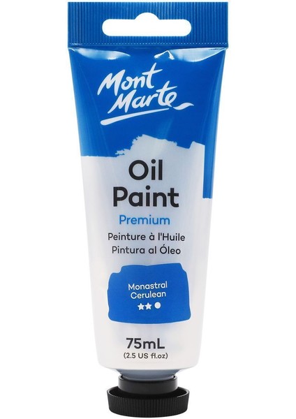 mm Premium Yağlı Boya 75ML - Monastral Cerulean