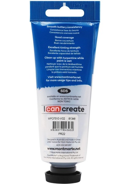 mm Premium Yağlı Boya 75ML - Cadmium Red fiyatları