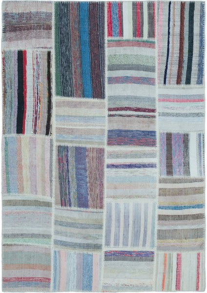 Iskece Kahverengi Eskitme Yün Modern Desenli Yün Hav Toz Vermez Leke Tutmayan Salon Yolluk Mutfak El Dokuma Halı