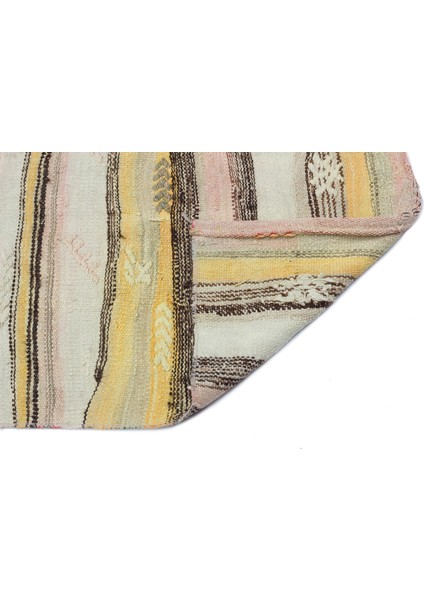 Teselya Bej Çizgili Yün Modern Desenli Yün Hav Toz Vermez Leke Tutmayan Salon Yolluk Mutfak El Dokuma Halı fiyatları