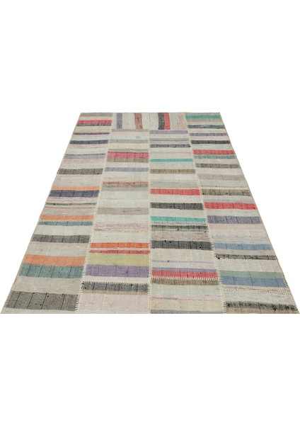 Iskece Bej Patchwork Yün Modern Desenli Yün Hav Toz Vermez Leke Tutmayan Salon Yolluk Mutfak El Dokuma Halı modelleri