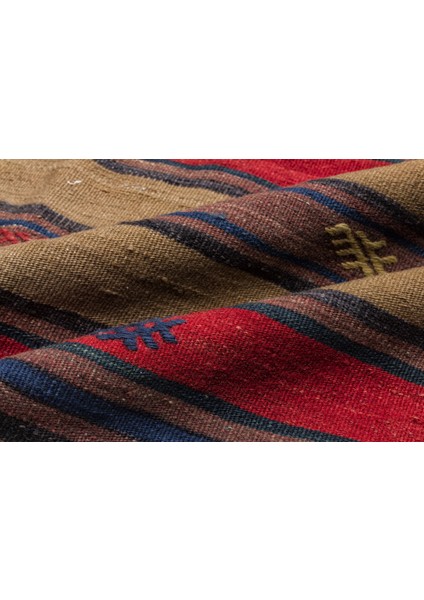 Teselya Bej Çizgili Yün Modern Desenli Yün Hav Toz Vermez Leke Tutmayan Salon Yolluk Mutfak El Dokuma Halı fiyatları