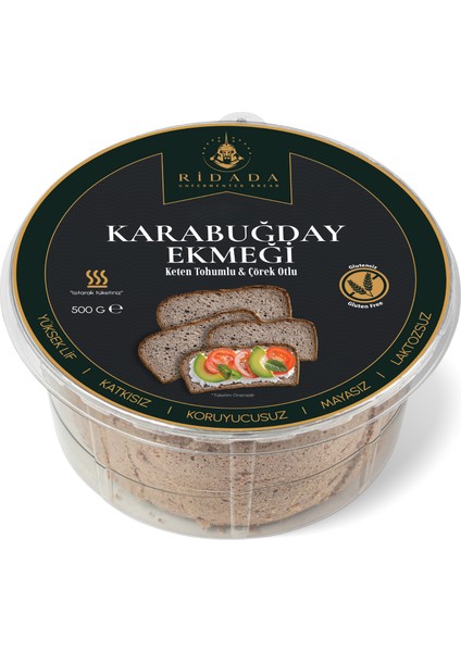 Glutensiz Karabuğday Ekmeği 500G
