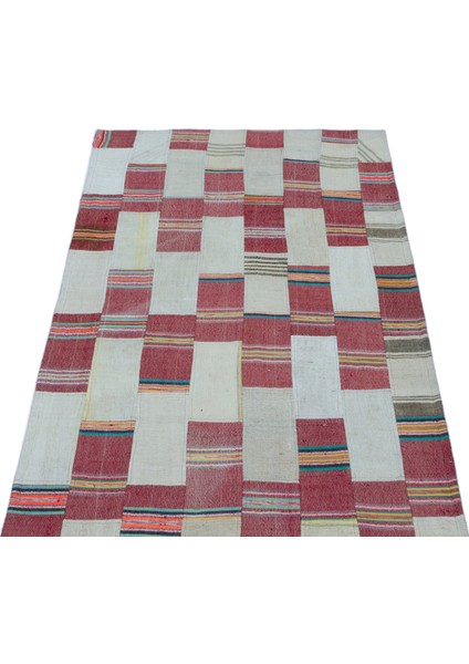 Teselya Bej Çizgili Yün Modern Desenli Yün Hav Toz Vermez Leke Tutmayan Salon Yolluk Mutfak El Dokuma Halı modelleri