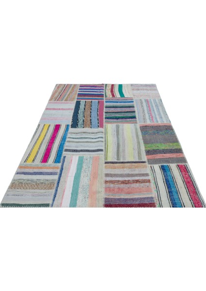 Iskece Bej Patchwork Yün Modern Desenli Yün Hav Toz Vermez Leke Tutmayan Salon Yolluk Mutfak El Dokuma Halı modelleri