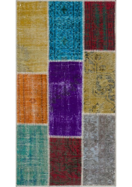 Girit Bordo Geometrik Yün Modern Desenli Yün Hav Toz Vermez Leke Tutmayan Salon Yolluk Mutfak El Dokuma Halı