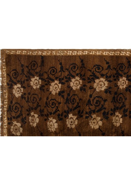 Iskece Sarı Eskitme Yün Modern Desenli Yün Hav Toz Vermez Leke Tutmayan Salon Yolluk Mutfak El Dokuma Halı fırsatları