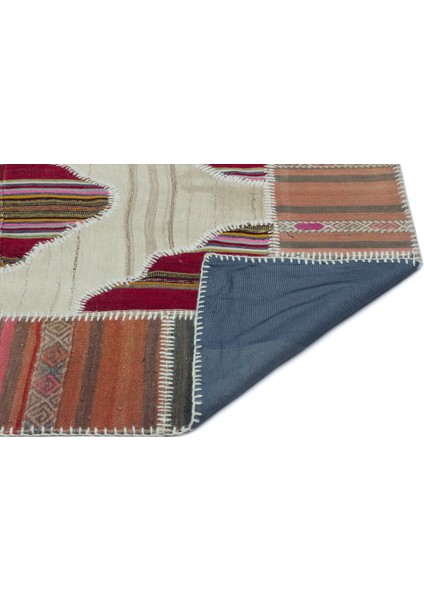 Teselya Pembe Patchwork Yün Modern Desenli Yün Hav Toz Vermez Leke Tutmayan Salon Yolluk Mutfak El Dokuma Halı fiyatları