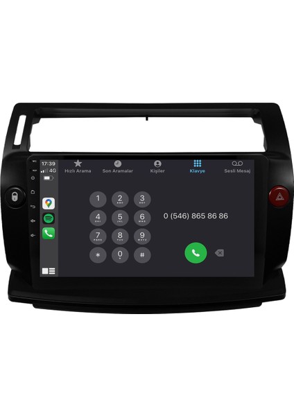 Citroen C4 Android Multimedya Sistemi (2005-2011) CRV-4072XR fırsatları