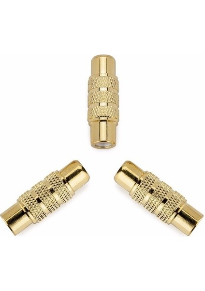 Rca Dişi - Dişi Kaliteli Gold Ara Aparat (Çift)
