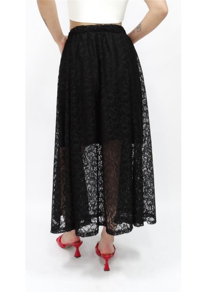 Kadın Mistik Dantelli Uzun Etek fiyatları