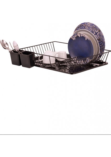 Nik Açılı Tek Katlı Tabaklık Siyah -20311