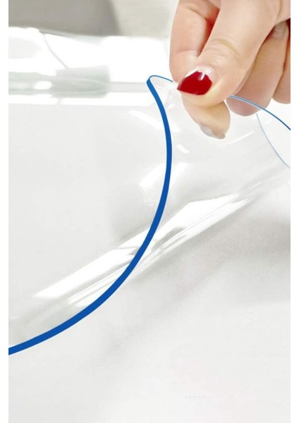 1.4 mm Net Kalınlık Şeffaf Kalın Pvc Masa Koruyucu Mika Masa Örtüsü