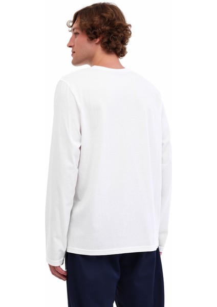 MB Loen 14LJK-130-33 5pr Beyaz Erkek Uzun Kol T-Shirt fiyatları
