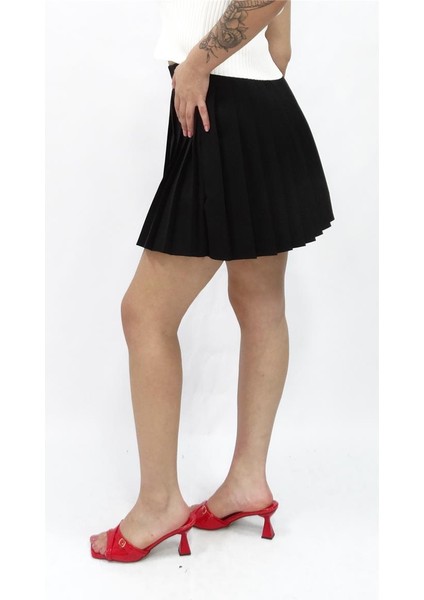 Kadın Nisan Piliseli Şortlu Etek fiyatları