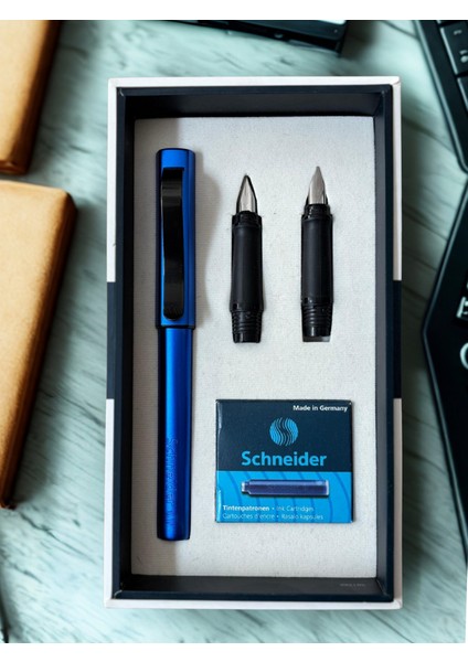 Schneıder Kesik Uç Dolma Kalem Seti B M 1.1 Uçlarla fiyatları