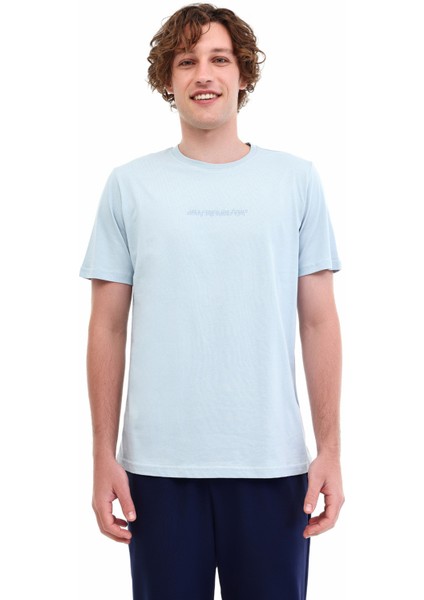 ml Create 11SLG300 5fx Mavi Erkek Kısa Kol T-Shirt