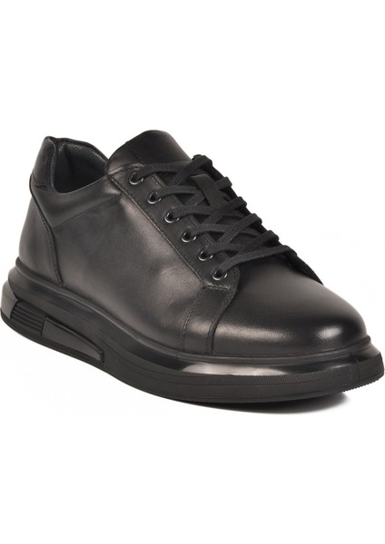 Siyah Bağcıklı Hakiki Deri Erkek Sneaker 2577 M modelleri