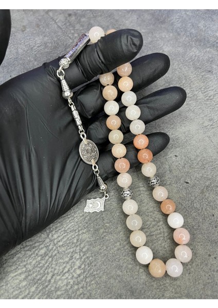 Güneş Taşı Büyük Boy Üst Düzey Doğaltaş Tesbih