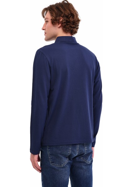 MB SN329 Ukol Polo 5pr Lacivert Erkek Uzun Kol T-Shirt fiyatları