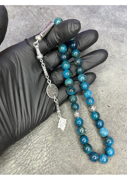 Apatit Taşı Büyük Boy Üst Düzey Doğaltaş Tesbih