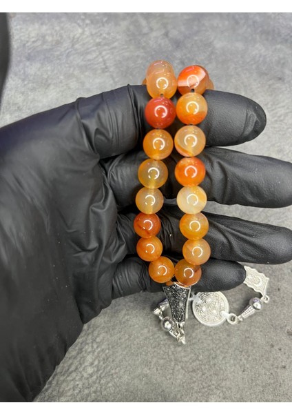 Akik Taşı Büyük Boy Üst Düzey Doğaltaş Tesbih fiyatları