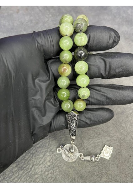 Yeşim Taşı Büyük Boy Üst Düzey Doğaltaş Tesbih fiyatları