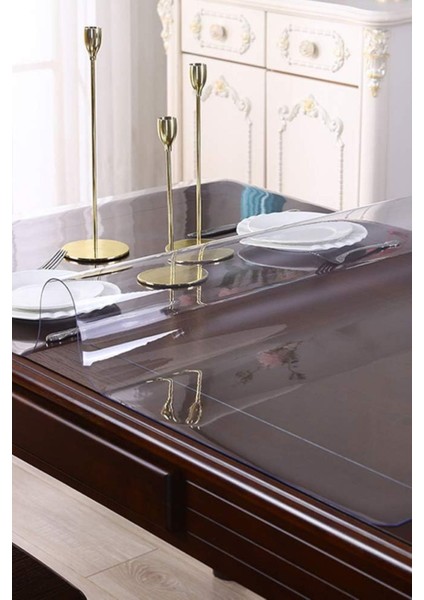 1.4 mm Net Kalınlık Şeffaf Kalın Pvc Masa Koruyucu Mika Masa Örtüsü fiyatları