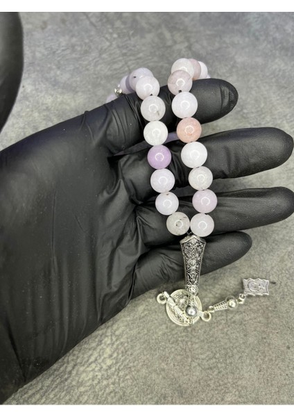 Pembe Kuvars Büyük Boy Üst Düzey Doğaltaş Tesbih fiyatları