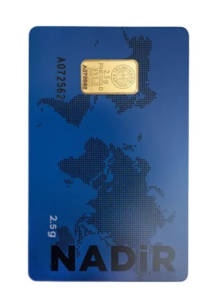 Nadirgold 2‚5 gr Külçe Altın