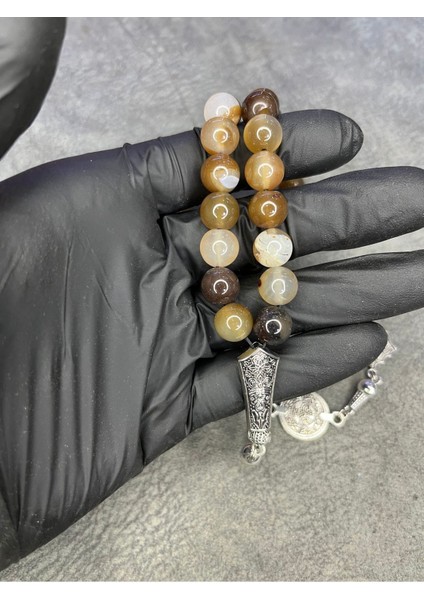 Akik Taşı Büyük Boy Üst Düzey Doğaltaş Tesbih fiyatları