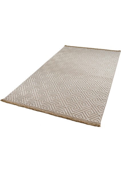 Vizon Geometrik Etnik Modern Desenli Hav Vermeyen Leke Tutmayan Kolay Temizlenen Yumuşak Makine Salon Yolluk Mutfak Halı modelleri