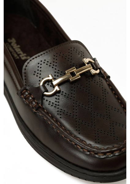 167058.Z5PR Kahverengi Kadın Loafer
