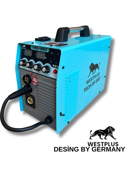 MİG250 Çok Fonksiyonlu Inverter Gazaltı Kaynak Makinesi Tam Profesyonel