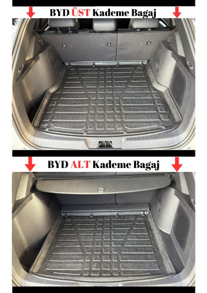 Byd Seal U Dm-I 2024+ Uyumlu Lıner Araca Özel 3D Üst Bagaj Havuzu - Seal U modelleri