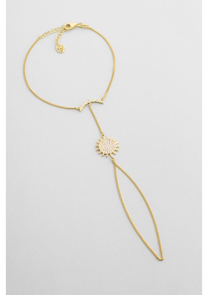 Mihrimah 18 Ayar Sarı Altın Kaplama 21 cm Gümüş Şahmeran