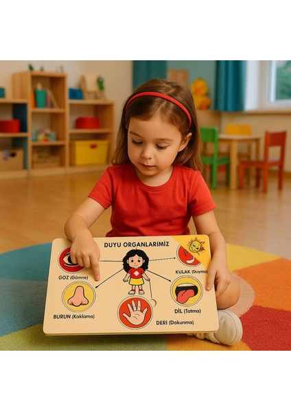 7’li Eğitici Ahşap Puzzle Seti | Organlar, Meslekler, Hayvanlar ve Daha Fazlası fırsatları