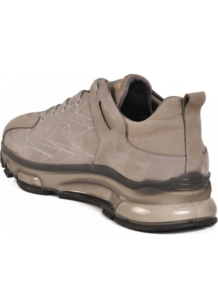 Gri Bağcıklı Hakiki Deri Erkek Spor Ayakkabı 2623 M fırsatları