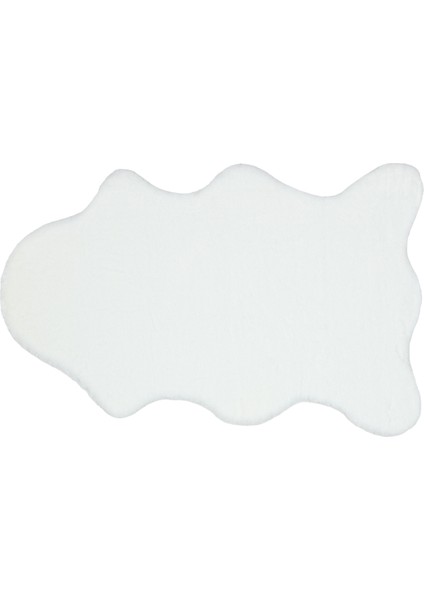 Gracelyn Beyaz Düz Etnik Modern Desenli Hav Vermeyen Leke Tutmayan Kolay Temizlenen Yumuşak Makine Salon Yolluk Mutfak Halı