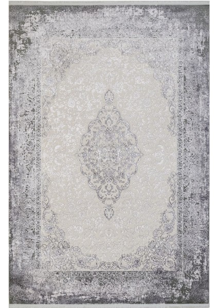 Klasik Gri Akrilik Dikdörtgen Modern Desenli Akrilik Hav Vermeyen Leke Tutmayan Kolay Temizlenen Yumuşak Makine Salon Yolluk Mutfak Halı