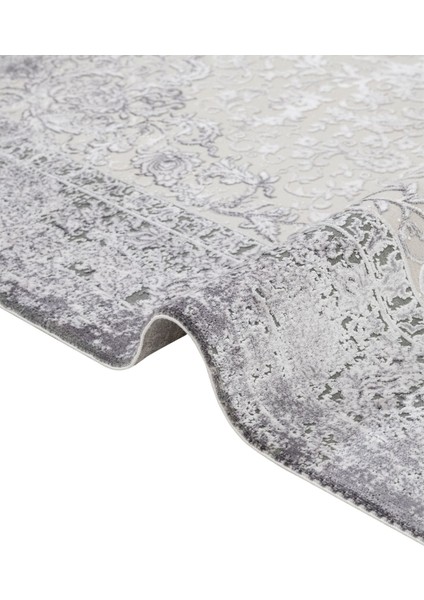 Klasik Gri Akrilik Dikdörtgen Modern Desenli Akrilik Hav Vermeyen Leke Tutmayan Kolay Temizlenen Yumuşak Makine Salon Yolluk Mutfak Halı fırsatları