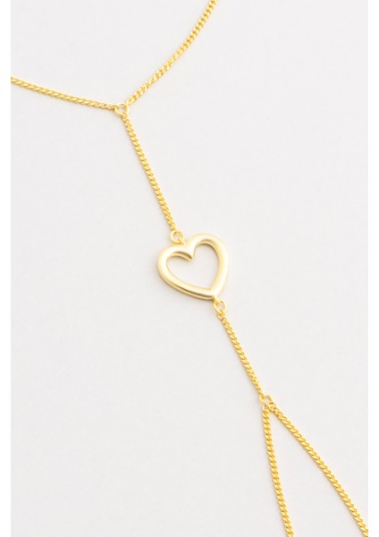 Büyülü Kalp 18 Ayar Sarı Altın Kaplama 22 cm Gümüş Şahmeran modelleri